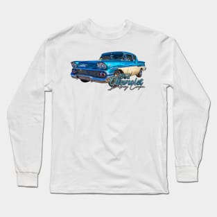 1958 Chevrolet Delray Coupe Long Sleeve T-Shirt